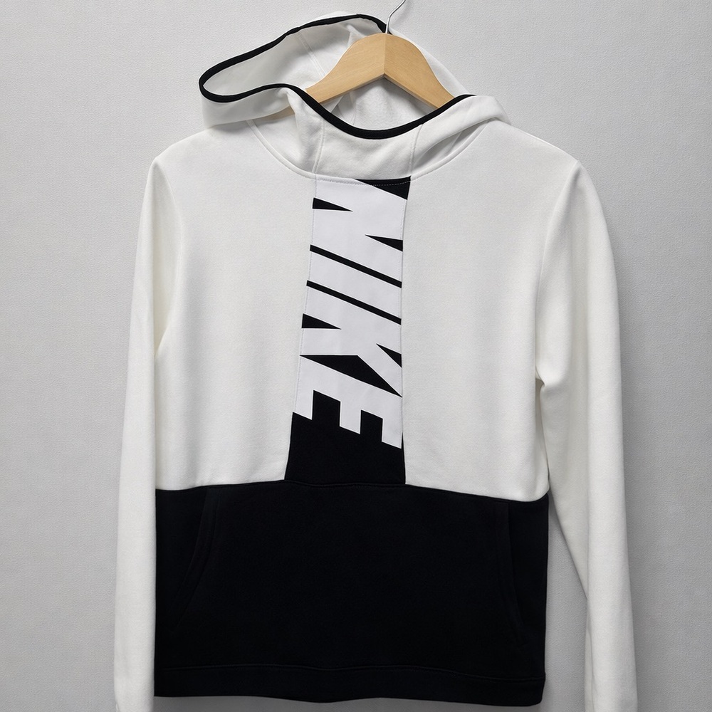Nike White and Black Hoodie Boys XL Never Worn